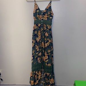miami Floral Maxi Dress